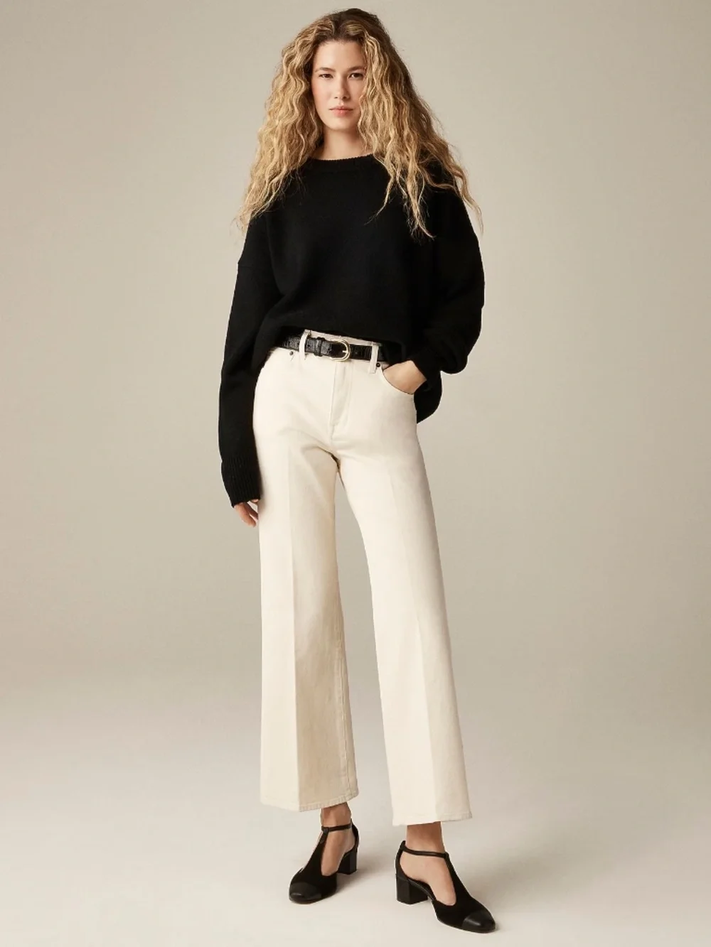 Charley kickout cropped jean